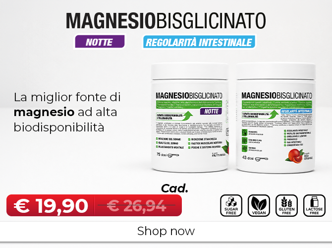 Magnesio Bisglicinato Notte e Regolarità intestinale